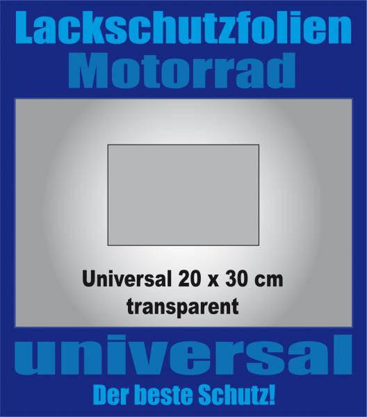 Lackschutz-Set universal 20 x 30 cm transparent